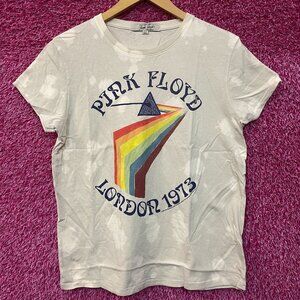 Pink Floyd London 1973 Tie Dye Womens Rock Tshirt size Small